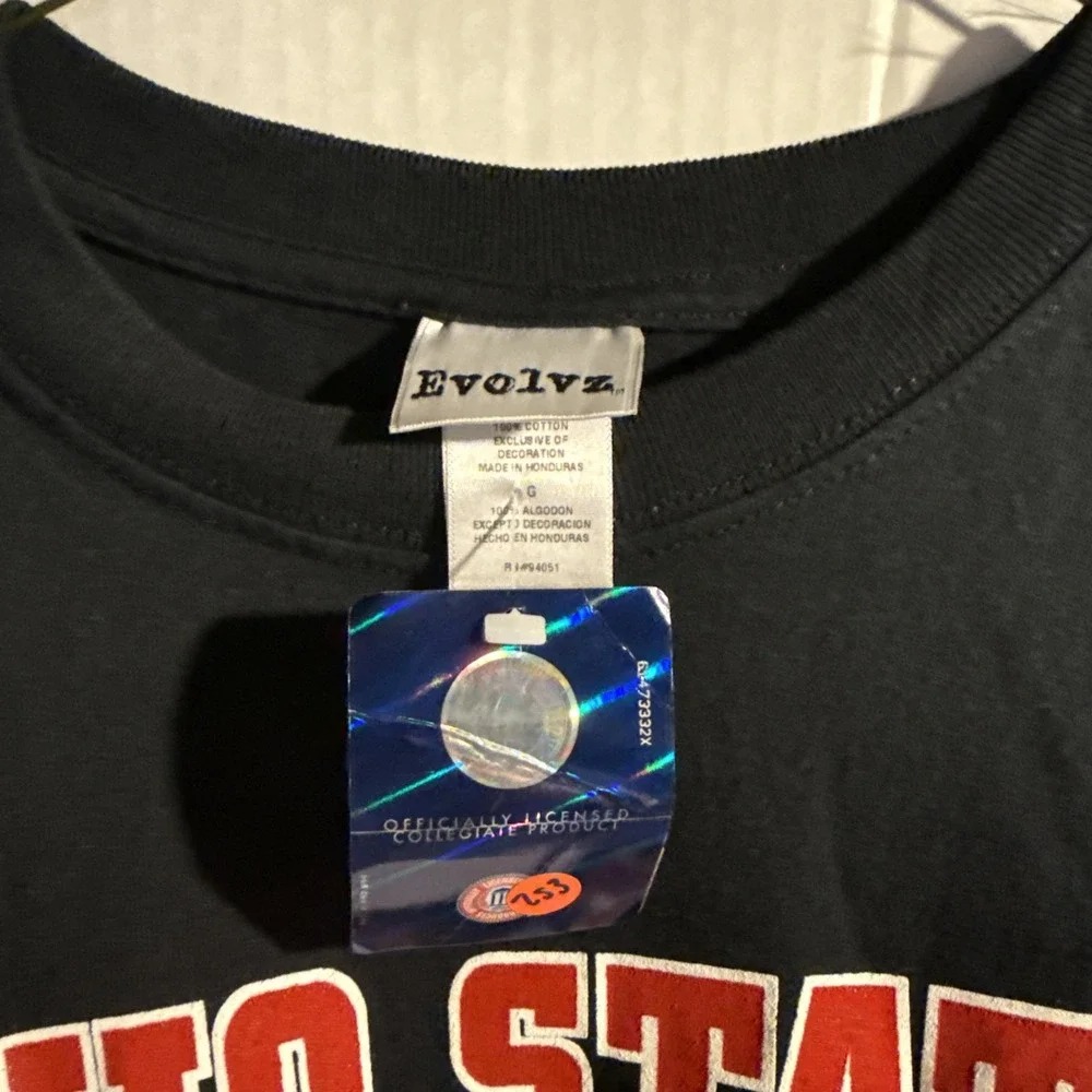 Ohio State Buckeyes T-Shirt Youth Large NCAA Official Black S/S‎ Graphic Tee NWT